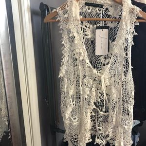 Zara Lace Cover Up Wrap